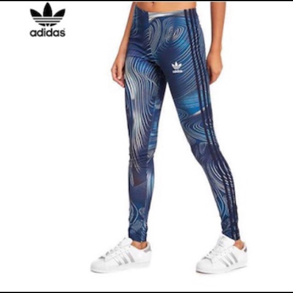 Adidas Originals Trefoil Geology Track Leggings S - Picture 1 of 5